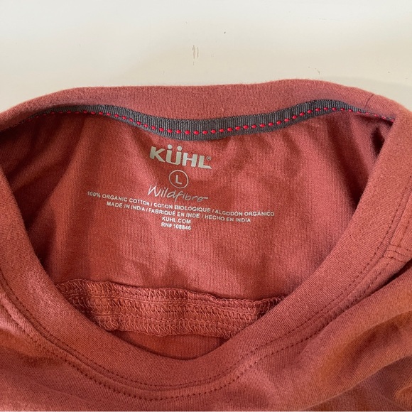 NWT Kuhl Men's Tshirt Sundried Tomato Color Size Large - Picture 7 of 7
